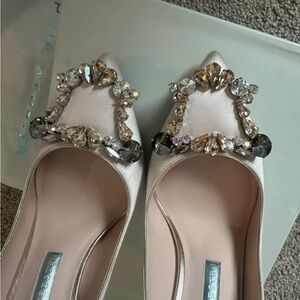 Sophia Webster Embellished Satin Heels